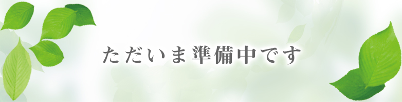 ただいま準備中です